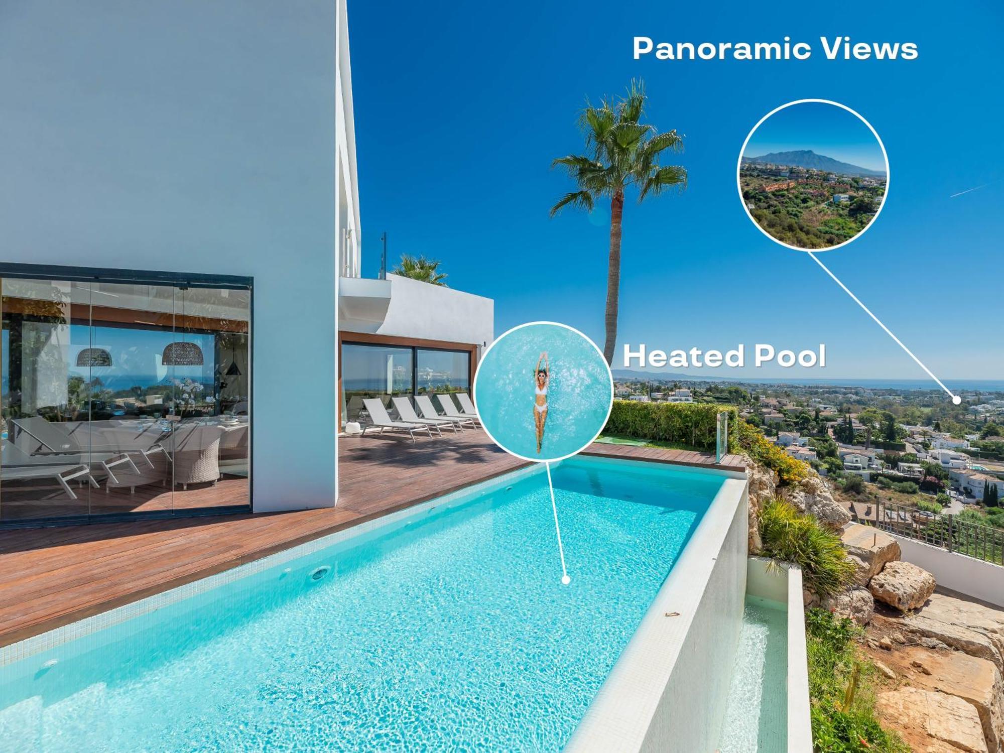 Vacation Marbella I Villa Paraiso The View, Infinity Heated Pool, Sea View, 24-7 Security, Golf Courses Εστεπόνα Εξωτερικό φωτογραφία